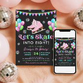 Ice Skating Birthday Invitation
