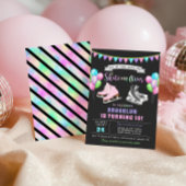 Ice Skating Birthday Invitation Kaart