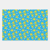 Ice Skating Chick Pattern Papierbladen overvullen Inpakpapier Vel (Voorkant 2)