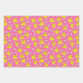 Ice Skating Chick Pattern Papierbladen overvullen Inpakpapier Vel (Voorkant)