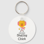 Ice Skating Chick Sleutelhanger (Voorkant)
