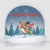 Ice Skating Dachshund (Arrière)