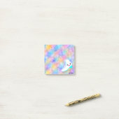 Ice Skating Kawaii Rainbow Gradient Galaxy Stars Post-it® Notes (Op bureau)