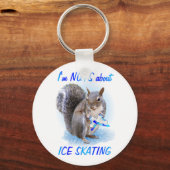 Ice Skating Nut Sleutelhanger (Voorkant)