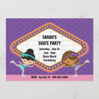 Ice Skating Party Kaart