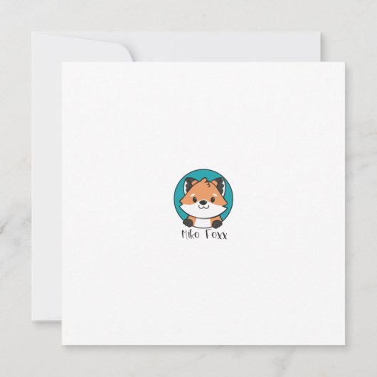 Ice Skating Polar Beer Card Notitiekaartje (Achterkant)