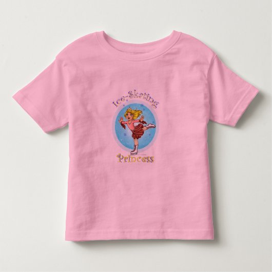 Ice-Skating Princess T-shirt (Voorkant)