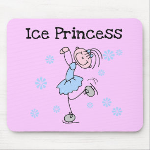 Ice Skating Princess Tshirts en Gifts Muismat