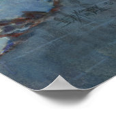 ICE SKATING & SNOWFLAKES by SHARON SHARPE Poster (Hoek)