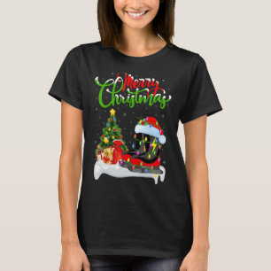 Ice Skating Xmas Decorations Ice Skating Christm T-shirt