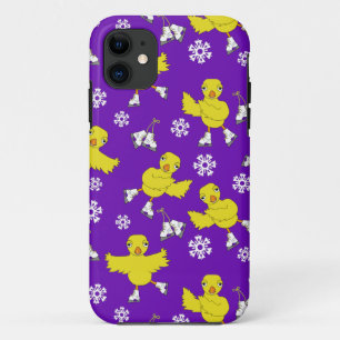 Ice Skick Snowflake Pattern iPhone 11 Hoesje