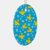 Ice Skick Snowflake Pattern Keramisch Ornament (Rechts)