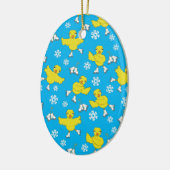 Ice Skick Snowflake Pattern Keramisch Ornament (Links)