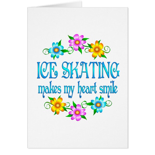 Ice Sking-glimlach (Voorkant)