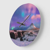 Ice & Snow | Northern Lights, Kirkjufell Mountain Grote Klok (Hoek)