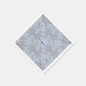 Ice Snowflakes Kerstmis Servet (Hoek)