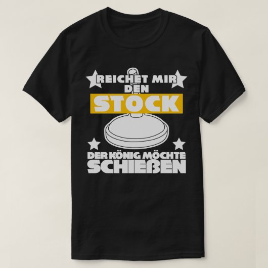 Ice Stock Joke Shooting Sport T-shirt (Design voorkant)