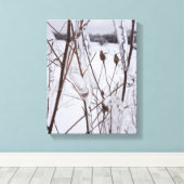 Ice Storm Fotodoek Kunstdruk Michigan Canvas Afdruk (Insitu (Houten vloer))