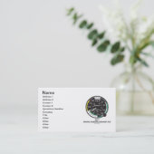 ICE-thee (echte vliegsnelheidsindicator) Visitekaartje (Staand voorkant)