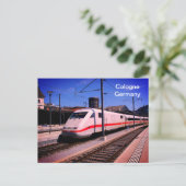 ICE-trein in Keulen Briefkaart (Staand voorkant)
