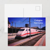 ICE-trein in Keulen Briefkaart (Voorkant / Achterkant)