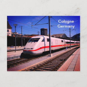 ICE-trein in Keulen Briefkaart