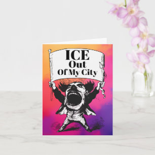 ICE Uit Mijn Stad Wenskaart Kaart
