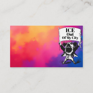 ICE Uit Mijn Stad Zakelijkkaart Visitekaartje