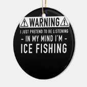 Ice-viscadeau Keramisch Ornament (Links)