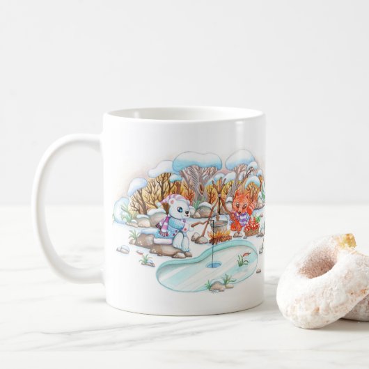 Ice Vist Koffiemok (Met donut)