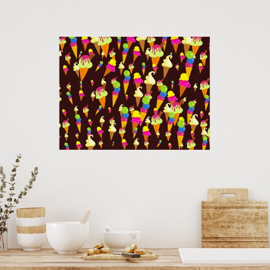 Ice Wallpaper Poster (Keuken)