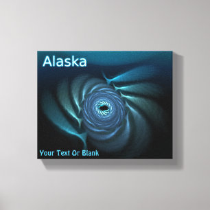 Ice Whales - Alaska Canvas Afdruk