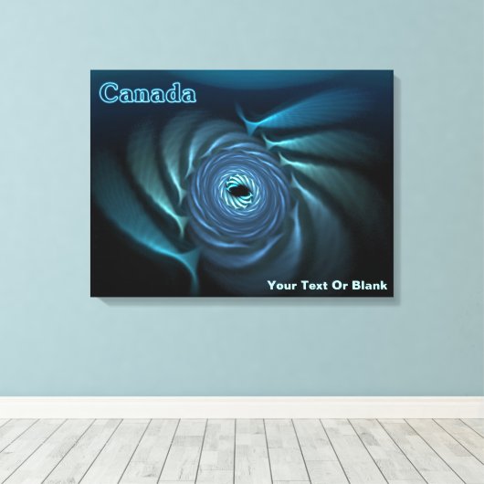 Ice Whales - Canada Canvas Afdruk (Insitu (Houten vloer))