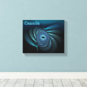 Ice Whales - Canada Canvas Afdruk (Insitu (Houten vloer))