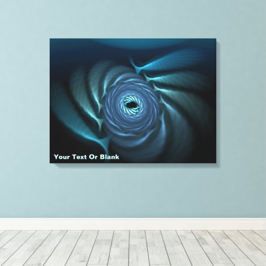 Ice Whales Canvas Afdruk (Insitu (Houten vloer))