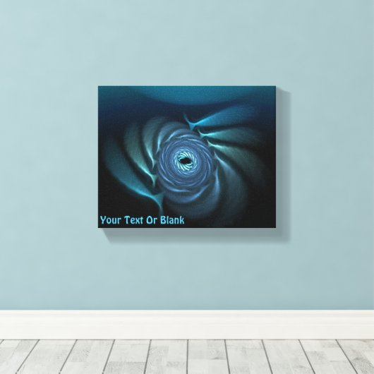 Ice Whales Fractal Canvas Afdruk (Insitu (Houten vloer))