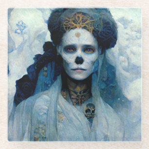 Ice Witch 4 Fantasy Sci-Fi Glazen Onderzetter