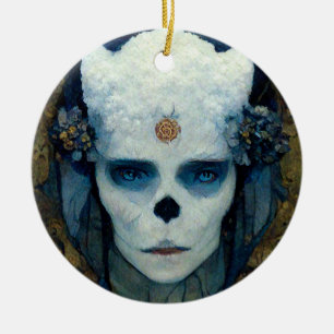 Ice Witch Fantasy Sci-Fi Art Keramisch Ornament