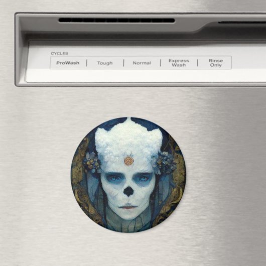 Ice Witch Fantasy Sci-Fi Art Magneet (Insitu (Vaatwasser))