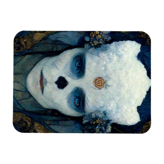 Ice Witch Fantasy Sci-Fi Art Magneet (Horizontaal)