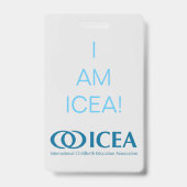 ICEA-badge Badge (Achterkant)