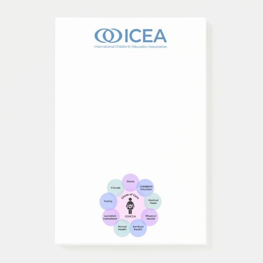 ICEA Circle Care Note Pad (Voorkant)
