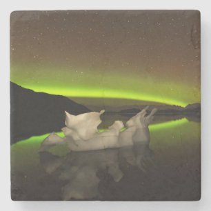 Iceberg Aurora Stenen Onderzetter