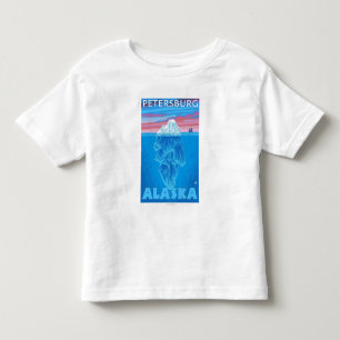 Iceberg Cross Section - Petersburg, Alaska Kinder Shirts
