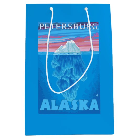Iceberg Cross Section - Petersburg, Alaska Medium Cadeauzakje (Voorkant)