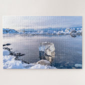 Iceberg Drijft naar het Zee Legpuzzel (Horizontaal)