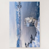 Iceberg Drijft naar het Zee Legpuzzel (Verticaal)