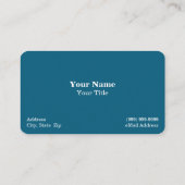 Iceberg in Clear Blue Water Visitekaartje (Achterkant)