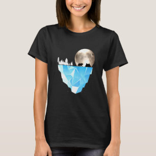 Iceberg Model Polar Beer in Moonlight Natuur Envir T-shirt