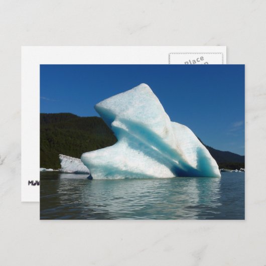 Iceberg op het meer van Mendenhall in Alaska Briefkaart (Voorkant / Achterkant)